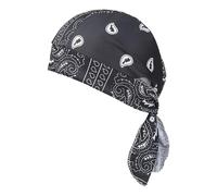 Do Rag - Stretch Sweat Wicking Soft Cotton Head Covering | Breathable Sleeping Hair Compression Cap, Headscarf Beanie Bandana Do Rags Pirate Hat for Men Women Adults Outdoor Motorcycle Cycling Biking