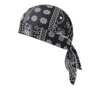 Do Rag - Stretch Sweat Wicking Soft Cotton Head Covering | Breathable Sleeping Hair Compression Cap, Headscarf Beanie Bandana Do Rags Pirate Hat for Men Women Adults Outdoor Motorcycle Cycling Biking