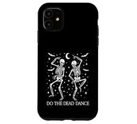 Do The Dead Dance Funny Dancing Skeletons Halloween Couple Case for iPhone 11