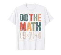 Do The Math Equation Humor (9×7)+4 T-Shirt