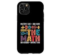 Do The Math Multiply Love Add Hope Math Teacher Mathematics Case for iPhone 11 Pro