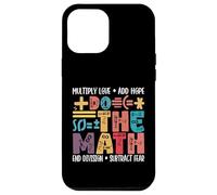 Do The Math Multiply Love Add Hope Math Teacher Mathematics Case for iPhone 12 Pro Max