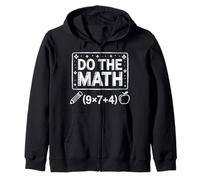 Do The Math Teacher's Clever Humor School Equation Zip Hoodie