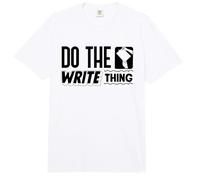Do The Write Thing Published Author Novelist Book Author Comfort Colors Adult Heavyweight T-Shirt