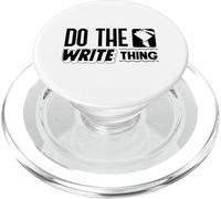 Do The Write Thing Published Author Novelist Book Author PopSockets PopGrip for MagSafe