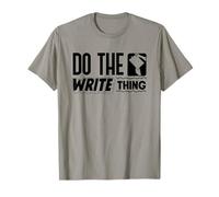 Do The Write Thing Published Author Novelist Book Author T-Shirt