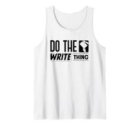 Do The Write Thing Published Author Novelist Book Author Tank Top