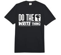Do The Write Thing Published Author Novelist Comfort Colors Adult Heavyweight T-Shirt