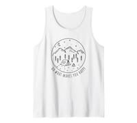 Do What Makes You Happy Campfire Nature Lover Tent Camping Tank Top