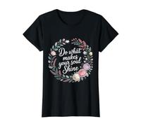 Do What Makes Your Soul Shine Light Inspiration - Value Graphic T-Shirt, Women, Black, S