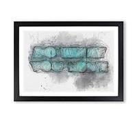 Do What You Love Sign in Abstract Framed Print | A2 Black Framed Wall Art | Ready to Hang | Abstract Love Picture | Living Room Bedroom Lounge Office