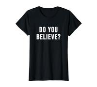 Do You Believe? Value Graphic T-Shirt, Women, Black, M