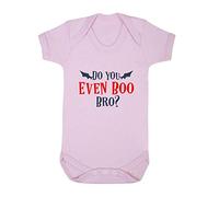 Do You Even Boo Bro Halloween Statement Baby Grow Vest, 0-3 Months, Pastel Pink