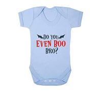Do You Even Boo Bro Halloween Statement Baby Grow Vest, 3-6 Months, Pastel Blue