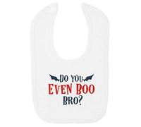 Do You Even Boo Bro Halloween Statement Cotton Baby bib - White