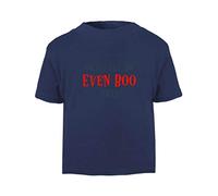 Do You Even Boo Bro Halloween Statement Short Sleeve Cotton Toddler t Shirt, 3-4 Years, Navy