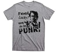 Do You Feel Lucky Punk Mens T Shirt Clint Eastwood Movie Tee DVD Blu Ray Collection Size XXL