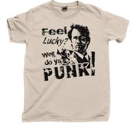 Do You Feel Lucky Punk T Shirt Clint Eastwood Movie Tee DVD Blu Ray Collection SandM(XX-Large)