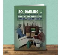 Do You Have Anything You Want To Say Before The Season Starts? - Funny Football Card