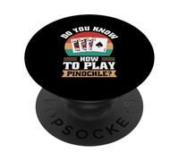 Do You Know How To Play Pinochle Design Playing Card Games PopSockets Adhesive PopGrip