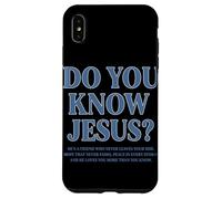 Do You Know Jesus Christian Faith Scripture Bible Verse Case for iPhone XS Max