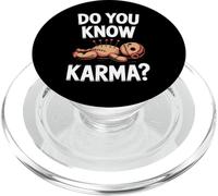 Do You Know Karma - Spooky Cute Humor PopSockets PopGrip for MagSafe