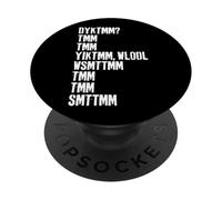 Do You Know The Muffin Man DYKTMM Nostalgic Funny Inspired PopSockets Adhesive PopGrip
