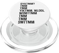 Do You Know The Muffin Man DYKTMM Vintage Nostalgia Wordplay PopSockets PopGrip for MagSafe