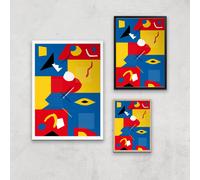 Do You Like Colour? Giclee Art Print - A4 - Wooden Frame