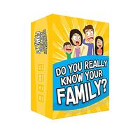 Do you really know your family Game Cards Interesting Party Game Cards for House,hw