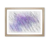 Do You Remember in Abstract Framed Print | A2 Oak Framed Wall Art | Ready to Hang | Abstract Fantasy Picture | Living Room Bedroom Lounge Office