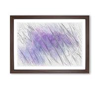 Do You Remember in Abstract Framed Print | A2 Walnut Framed Wall Art | Ready to Hang | Abstract Fantasy Picture | Living Room Bedroom Lounge Office