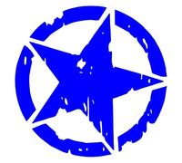 Do You Want The Stars in The Sky? I Also Want Car Stickers and Motorcycle Stickers(Blue,20X20CM)