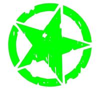 Do You Want The Stars in The Sky? I Also Want Car Stickers and Motorcycle Stickers(Green,10X10CM)