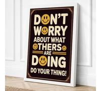 Do Your Thing Retro Canvas Wall Art Print 36x24 Inch (91 x 61 cm)