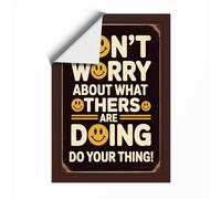 Do Your Thing Retro Unframed Wall Art Print A2 (59.4×42cm), Wall Decor for Living Room, Bedroom, Office & Home, Art Gift