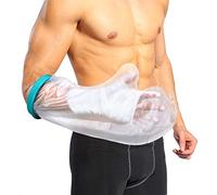 DOACT Waterproof Cast Cover Arm, Plaster Cast Protector for Shower Bandage Sleeve Protector Watertight Dressing for Broken Hand, Wrist, Finger Wound, Keeps Hand Dry Fits Adult, Short Arm 23 Inches