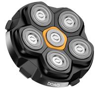 DOAO Men's Shaver Replacement Head, 2025 Upgraded Waterproof Wireless Replacement Blade, Magnetic Blade Head, Wet and Dry Use (A6-Head)