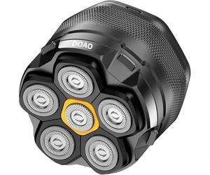 DOAO Upgraded Waterproof Cordless Electric Shaver for Bald Men, 6D Flexible Head with Magnetic Blade(A6-Head)