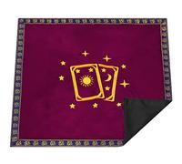 DOARLUO Card Pattern Stars Moon Embroider Velvet Cloth Back Particle Bottom with Tarot Cards Bag…