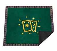 DOARLUO Card Pattern Stars Moon Embroider Velvet Cloth Back Particle Bottom with Tarot Cards Bag…