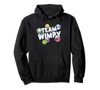 DOAWK Colorful Team Wimpy Sticker Collage Funny Book Series Pullover Hoodie