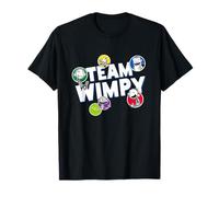 DOAWK Colorful Team Wimpy Sticker Collage Funny Book Series T-Shirt