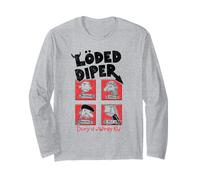 DOAWK Loded Diper Band Photo Grid Funny Book Series Long Sleeve T-Shirt