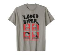 DOAWK Loded Diper Band Photo Grid Funny Book Series T-Shirt