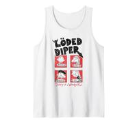 DOAWK Loded Diper Band Photo Grid Funny Book Series Tank Top