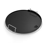 DOBADN Nonstick Ceramic Coating Griddle Plate for Kamado Joe Classic | Griddle Insert with Drain Hole & Detachable Handles for Large Big Green Egg and Other Similar Size Ceramic Grill, φ46.3 CM