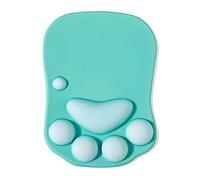 DOBAOJIA Cat Paw Mouse Pad, Mouse Mat with Wrist Support, Cute Mouse Pad, for Home/Office/Gaming, Mouse Mat Green