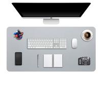 DOBAOJIA Large Desk Pad XXXXL, Desk Mat, Desk Protector, Writing Pad for Laptop/Keyboard/Mouse, Waterproof PU Leather + Suede Non-Slip 120 x 43 cm