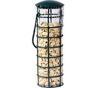 dobar Bird Feeder with Peanut Seed Refillable Wild Bird Feeder Black Plastic 260 g